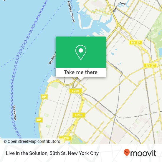 Mapa de Live in the Solution, 58th St