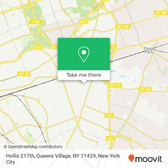 Mapa de Hollis 217th, Queens Village, NY 11429