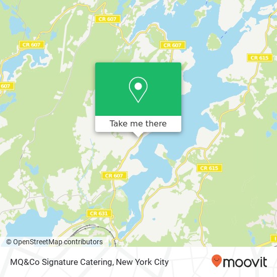 MQ&Co Signature Catering map