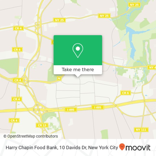 Mapa de Harry Chapin Food Bank, 10 Davids Dr