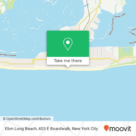Ebm Long Beach, 403 E Boardwalk map