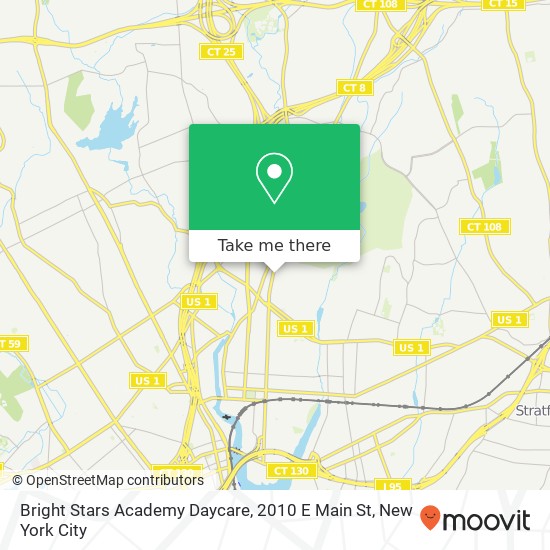 Mapa de Bright Stars Academy Daycare, 2010 E Main St