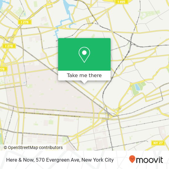 Here & Now, 570 Evergreen Ave map
