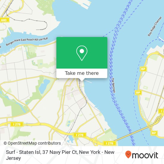 Surf - Staten Isl, 37 Navy Pier Ct map