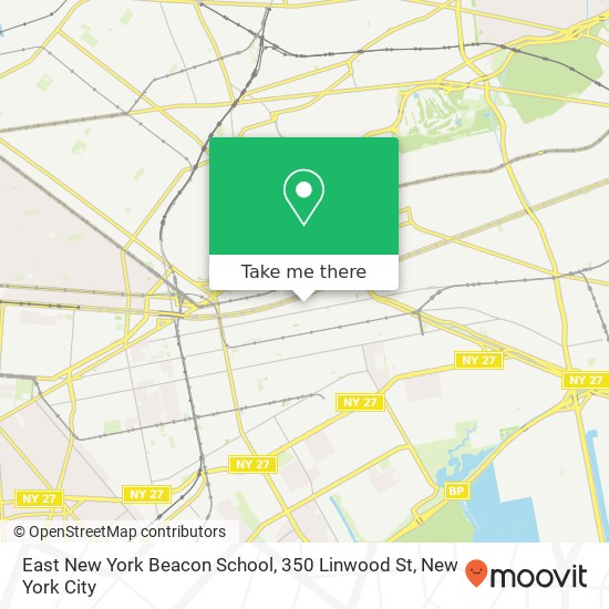 East New York Beacon School, 350 Linwood St map