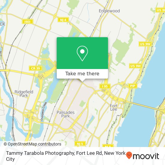 Mapa de Tammy Tarabola Photography, Fort Lee Rd