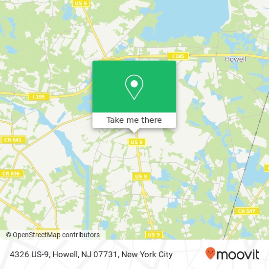 4326 US-9, Howell, NJ 07731 map