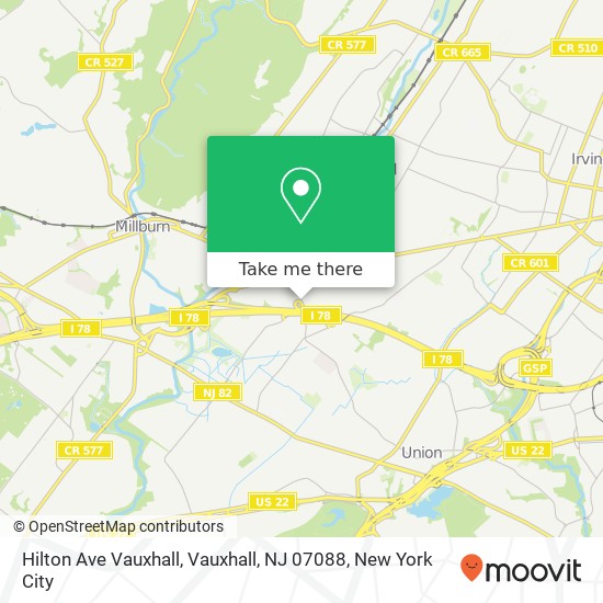 Hilton Ave Vauxhall, Vauxhall, NJ 07088 map