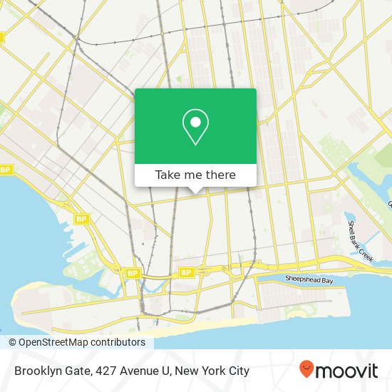 Brooklyn Gate, 427 Avenue U map