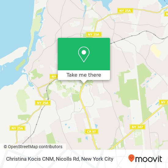 Mapa de Christina Kocis CNM, Nicolls Rd