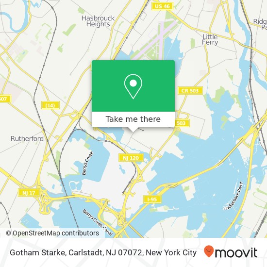 Gotham Starke, Carlstadt, NJ 07072 map