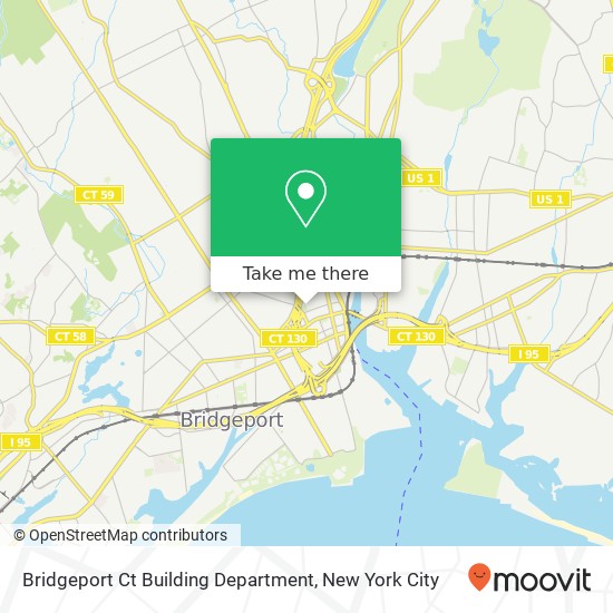 Mapa de Bridgeport Ct Building Department