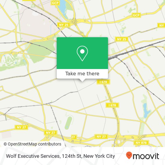 Wolf Executive Services, 124th St map