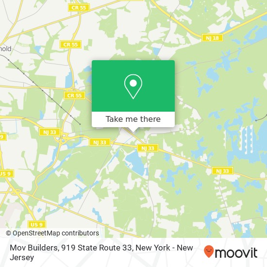 Mov Builders, 919 State Route 33 map