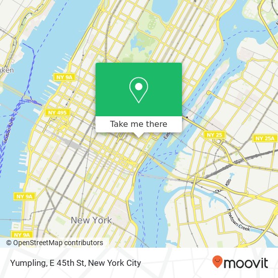 Mapa de Yumpling, E 45th St