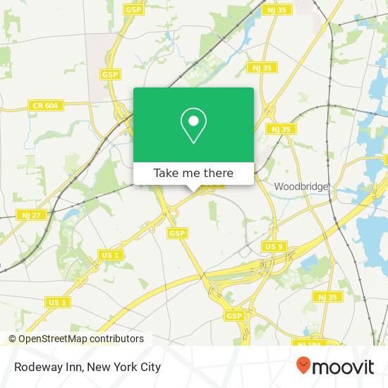 Mapa de Rodeway Inn