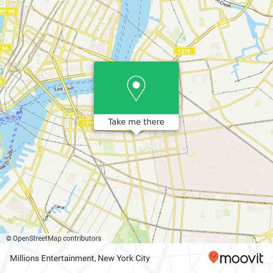 Millions Entertainment map