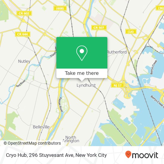 Mapa de Cryo Hub, 296 Stuyvesant Ave