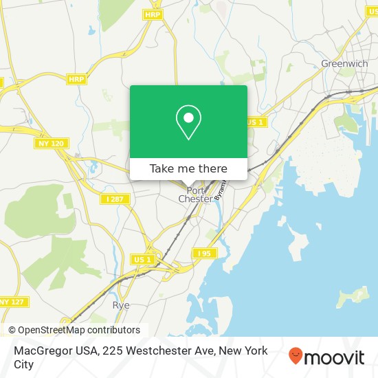 Mapa de MacGregor USA, 225 Westchester Ave