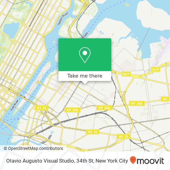 Otavio Augusto Visual Studio, 34th St map