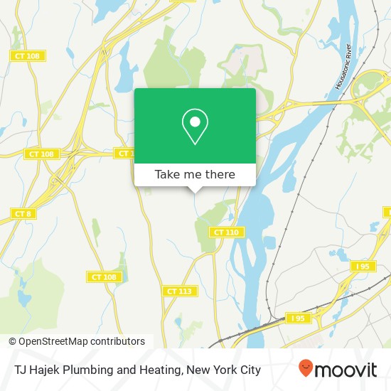Mapa de TJ Hajek Plumbing and Heating