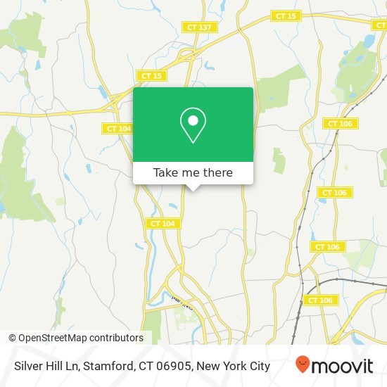 Silver Hill Ln, Stamford, CT 06905 map