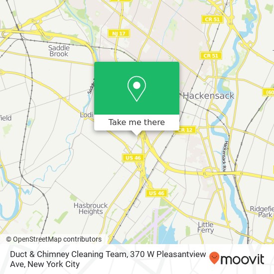 Duct & Chimney Cleaning Team, 370 W Pleasantview Ave map
