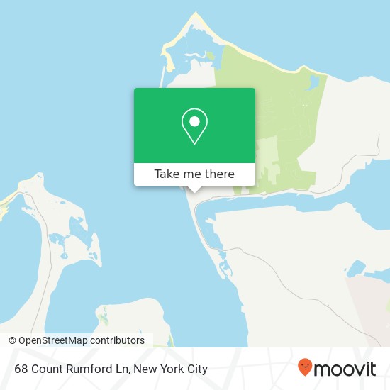 Mapa de 68 Count Rumford Ln, Lloyd Harbor, NY 11743