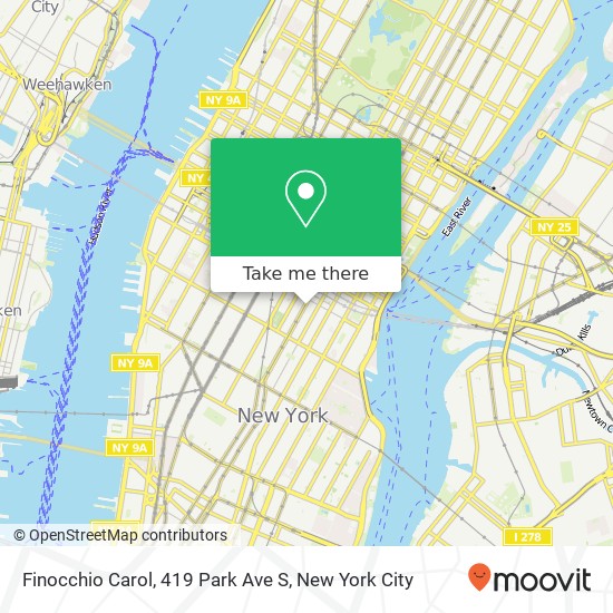 Mapa de Finocchio Carol, 419 Park Ave S