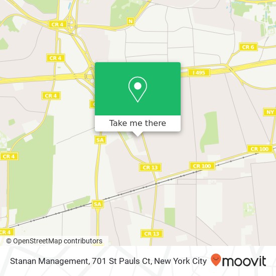 Mapa de Stanan Management, 701 St Pauls Ct
