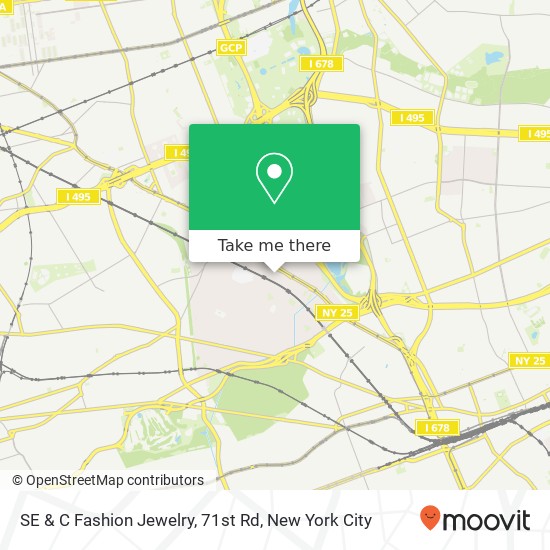 Mapa de SE & C Fashion Jewelry, 71st Rd