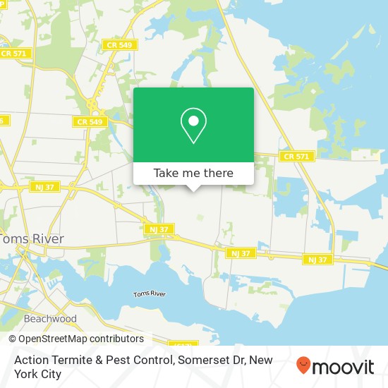 Mapa de Action Termite & Pest Control, Somerset Dr