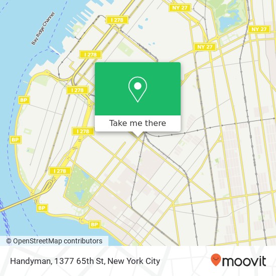 Handyman, 1377 65th St map