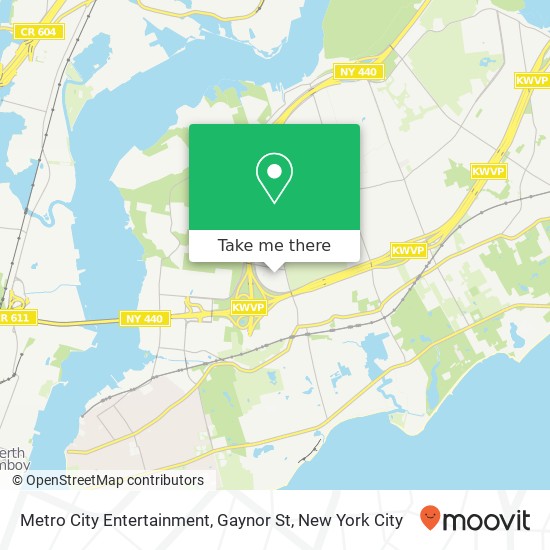 Mapa de Metro City Entertainment, Gaynor St