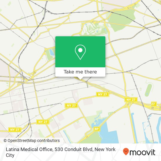 Mapa de Latina Medical Office, 530 Conduit Blvd