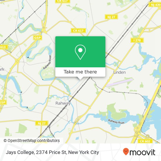 Mapa de Jays College, 2374 Price St