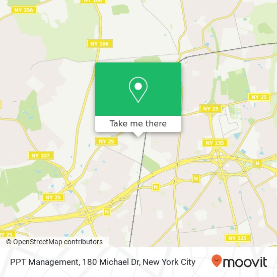 Mapa de PPT Management, 180 Michael Dr