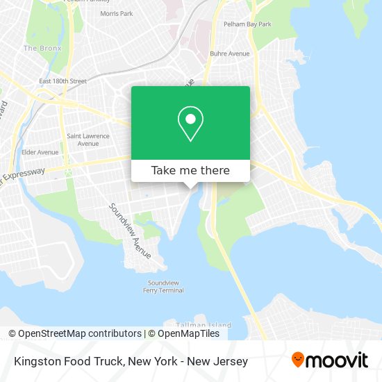 Mapa de Kingston Food Truck