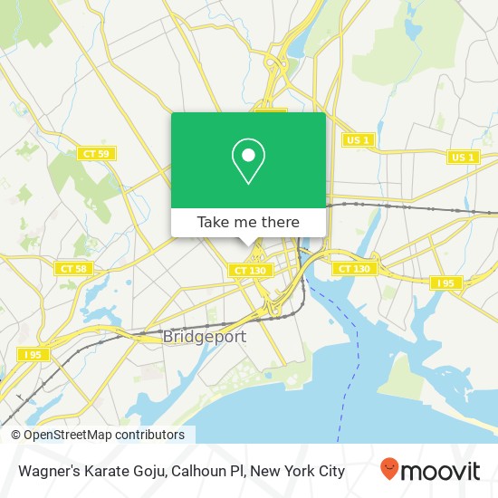 Wagner's Karate Goju, Calhoun Pl map