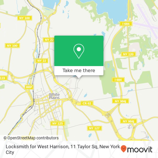 Locksmith for West Harrison, 11 Taylor Sq map