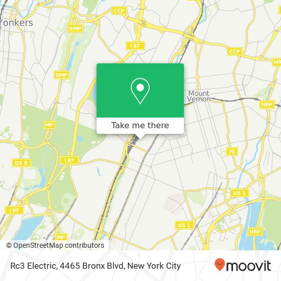 Mapa de Rc3 Electric, 4465 Bronx Blvd