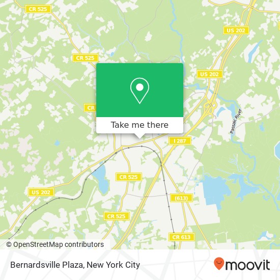 Mapa de Bernardsville Plaza
