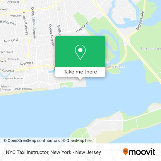 NYC Taxi Instructor map
