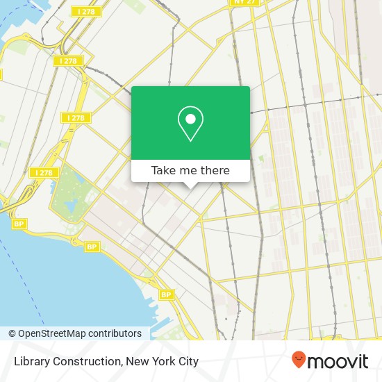 Library Construction map