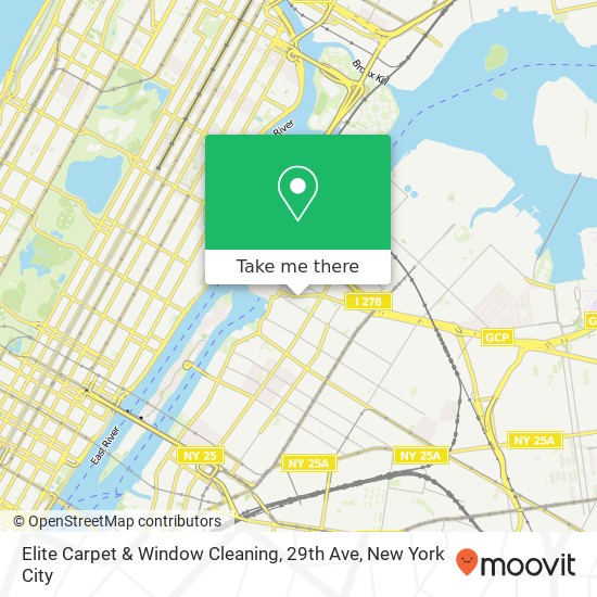 Elite Carpet & Window Cleaning, 29th Ave map