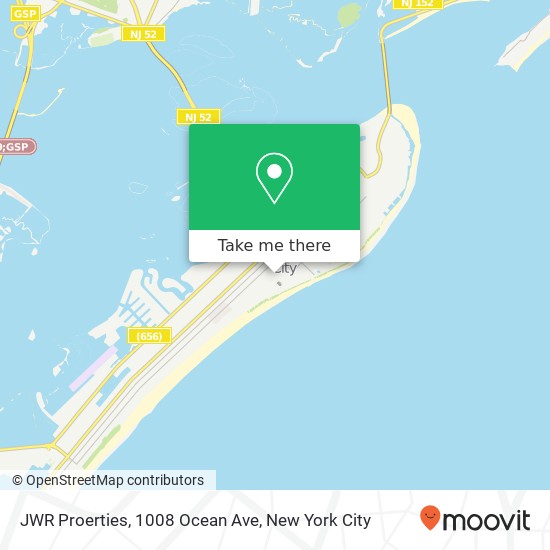 JWR Proerties, 1008 Ocean Ave map