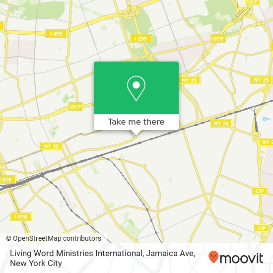 Living Word Ministries International, Jamaica Ave map