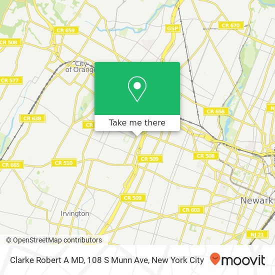 Clarke Robert A MD, 108 S Munn Ave map