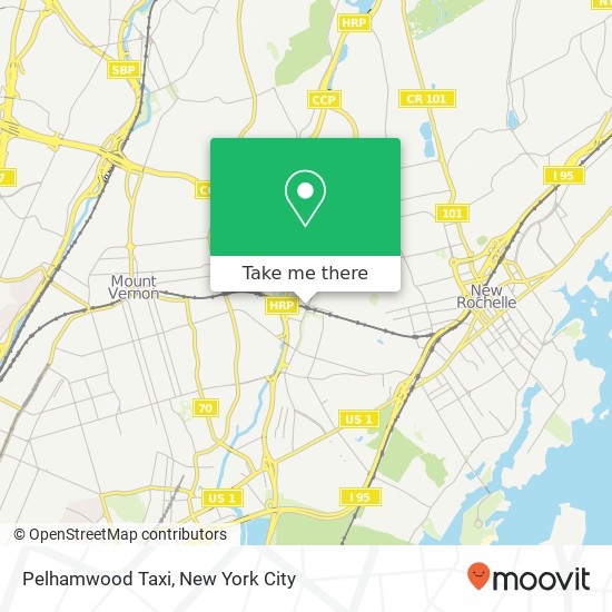 Mapa de Pelhamwood Taxi