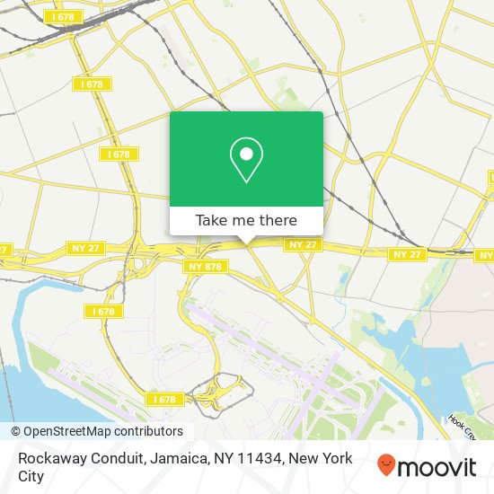 Mapa de Rockaway Conduit, Jamaica, NY 11434